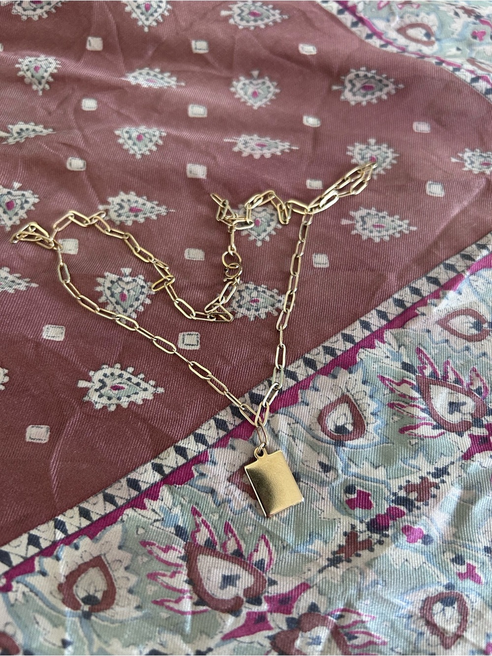 LISBETH tag chain 18”